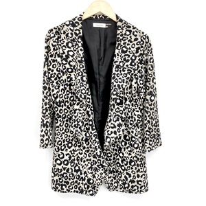 Calvin Klein Ruffle Cardigan Blazer Jacket 10